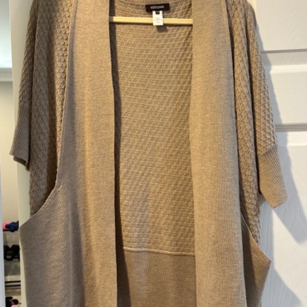 Kermisa open cardigan sweater